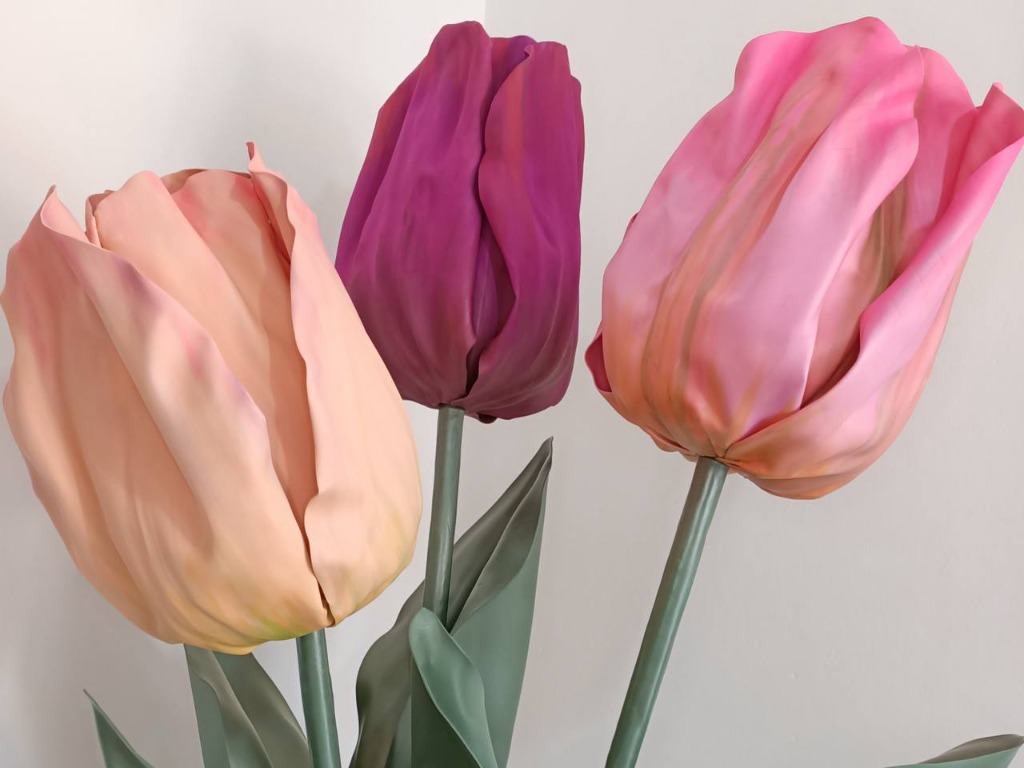Tulipano gigante in gomma EVA
